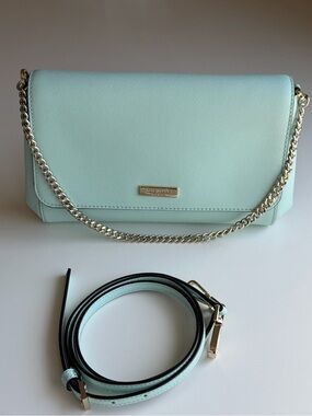 Kate Spade Laurel Way Greer 3-Way Convertible Crossbody Clutch Mint